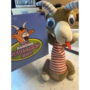 Gagster Dancing Screaming Goat Animated Plush Toy Singing Mimicking Jokes 12in